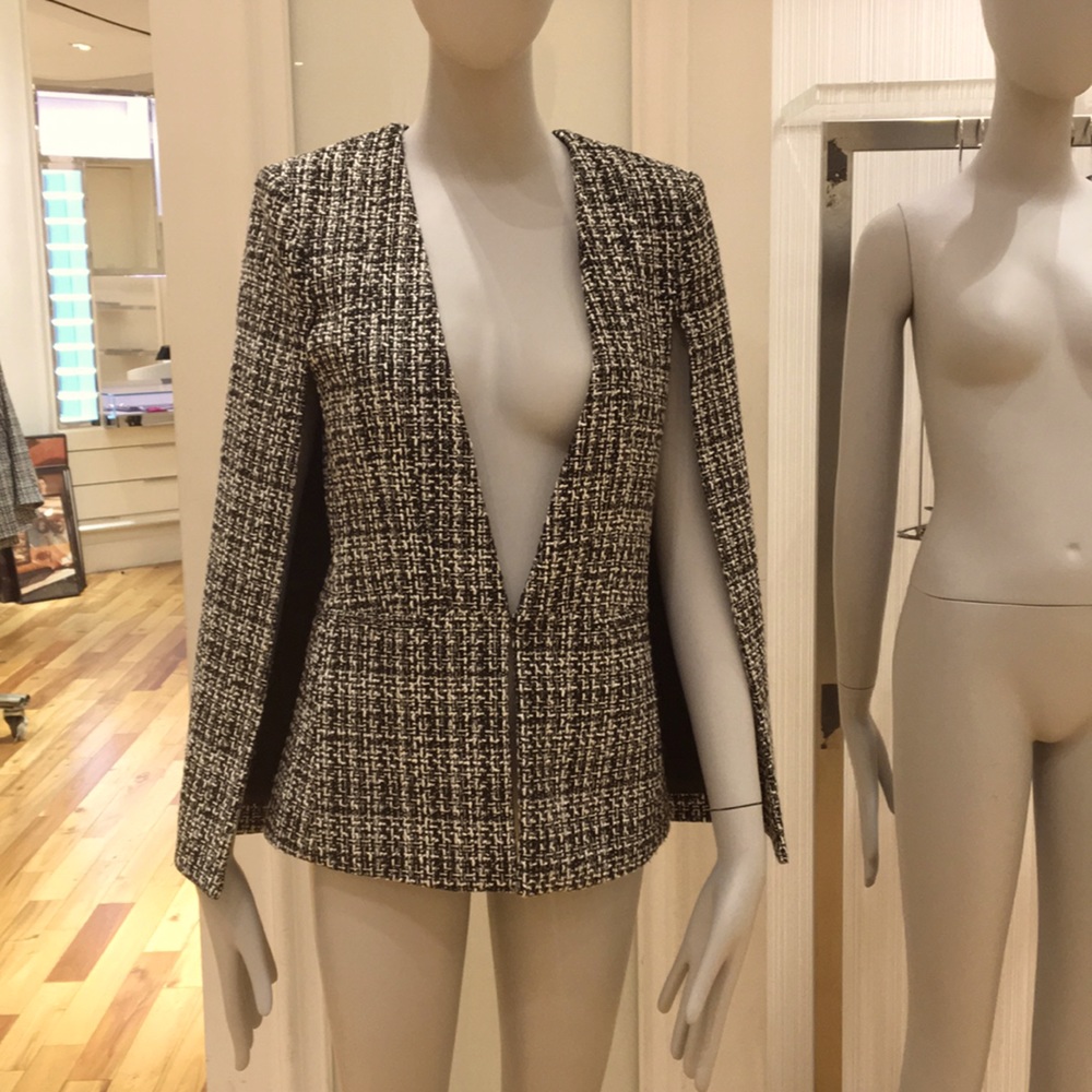 Jacket with cape